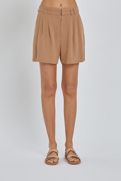 Gina Flowy Linen Shorts