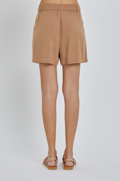 Gina Flowy Linen Shorts