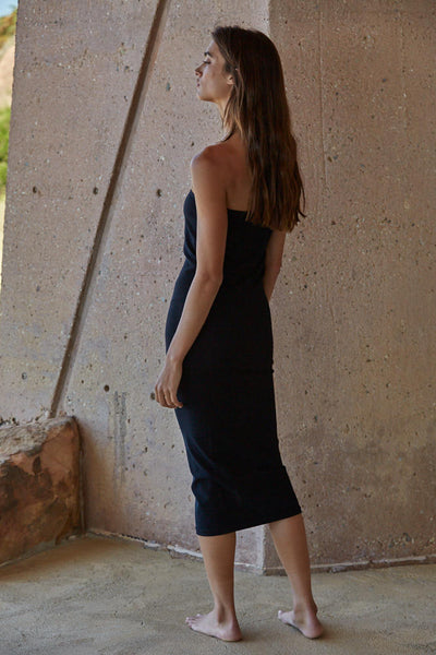 Inez Bodycon Midi Dress | Black
